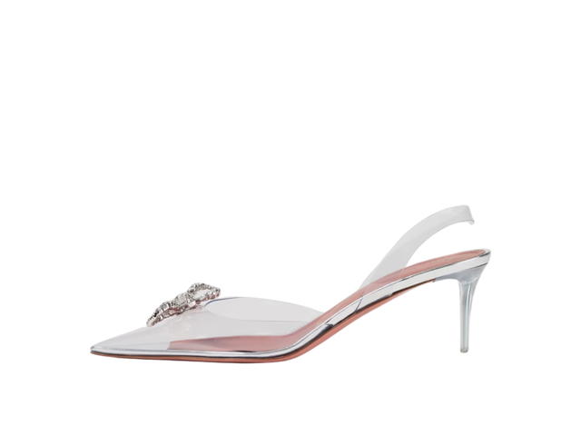 Amina Muaddi Amina Muaddi Rosie Embellished Slingback Pumps - view 2