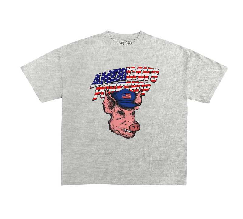 American Pork Shop American's porkshop U.S.A .Pig Police Tee