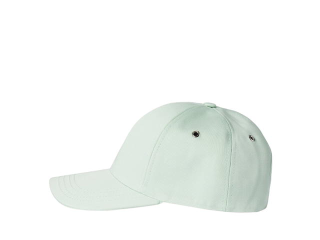 Ami Paris Ami De Coeur Cap In Cotton Gabardine Aqua - view 3