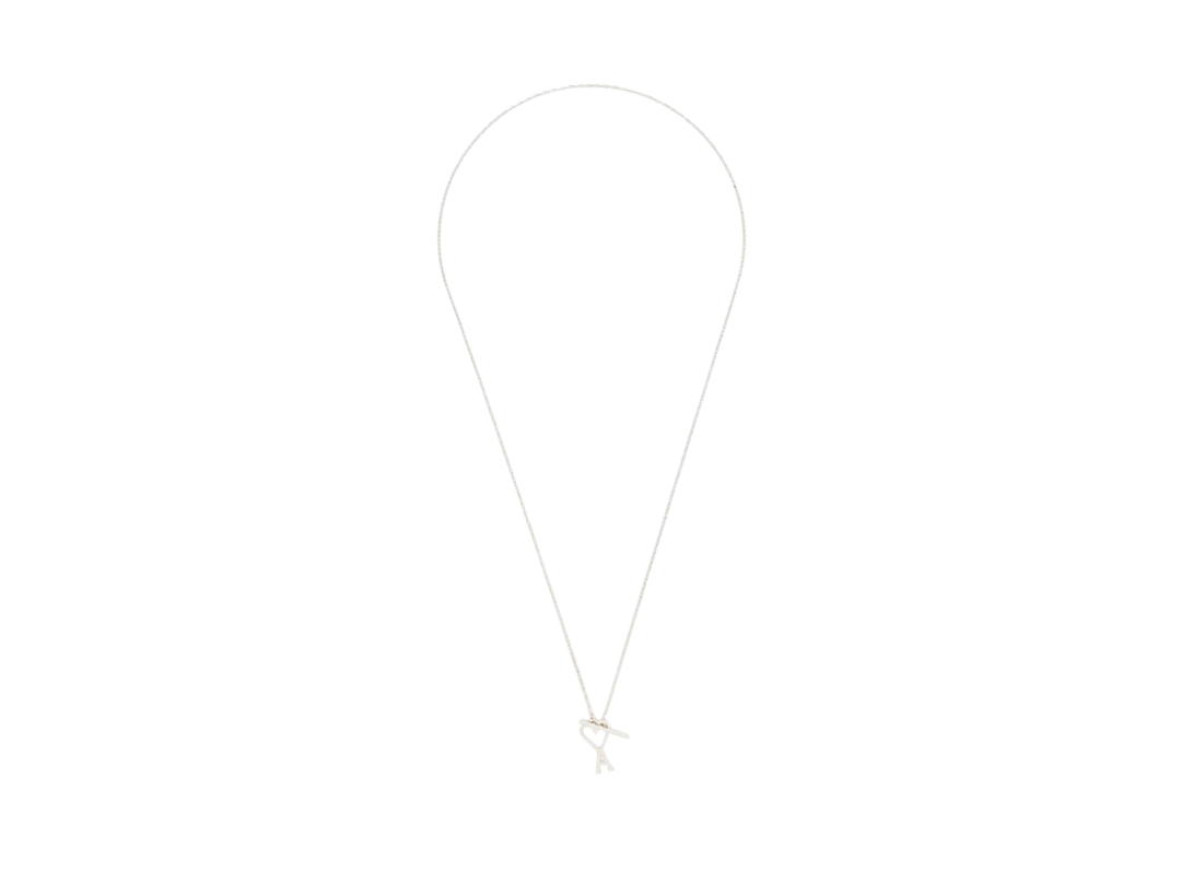 Ami Paris Ami De Coeur Chain Necklace Silver