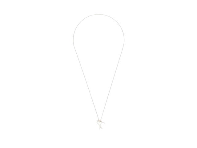 Ami Paris Ami De Coeur Chain Necklace Silver - view 1