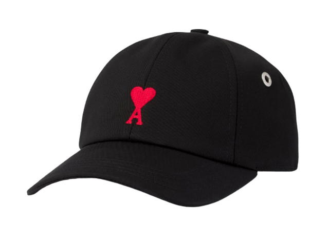 Ami Paris Ami De Coeur Embroidery Cap Black - view 2