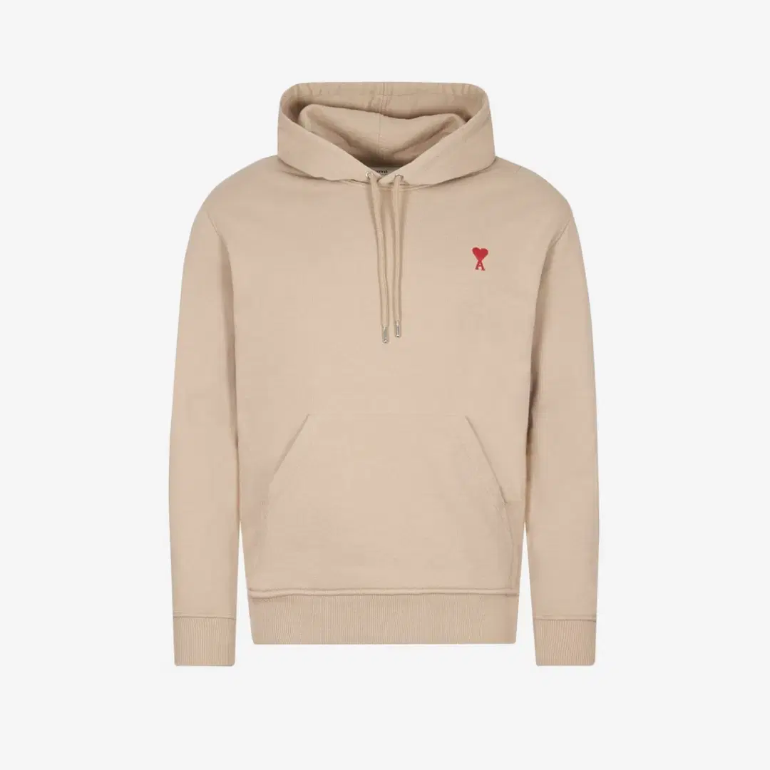 Ami Paris AMI de Coeur Hoodie Beige - 21FW