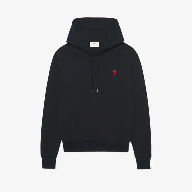 Ami Paris AMI de Coeur Hoodie Black - 22SS - view 1
