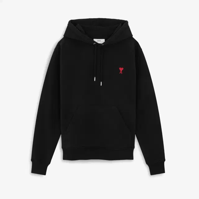Ami Paris AMI de Coeur Hoodie Black/Noir - view 2