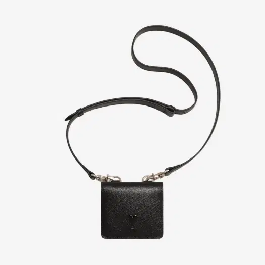 Buy AMI de Coeur Strap Card Holder Black at Sasom – Authentic and Ready to Ship