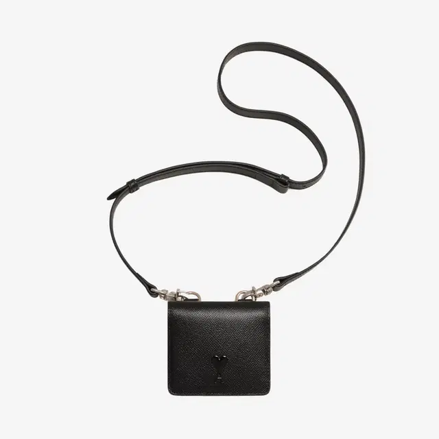 Ami Paris AMI de Coeur Strap Card Holder Black - view 2