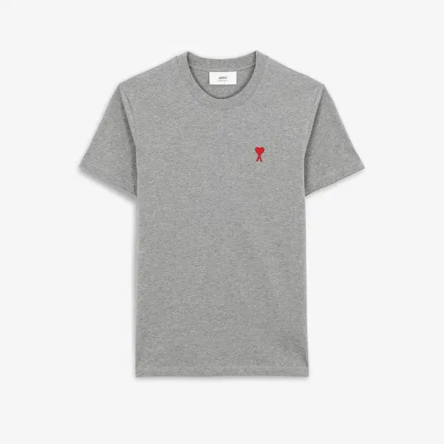 Ami Paris AMI de Coeur T-Shirt Heather Grey/Gris Chine - 21SS - view 1