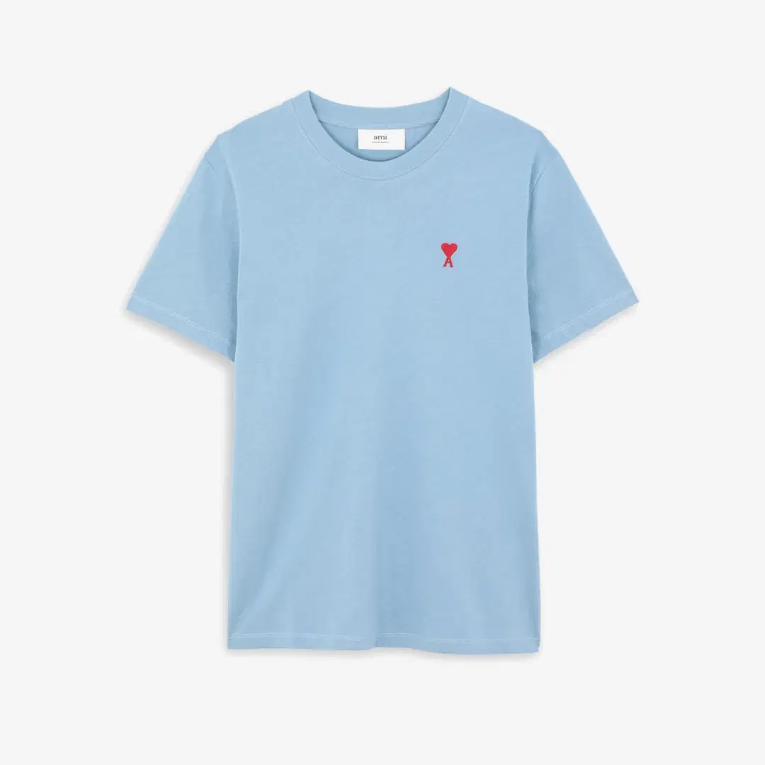 Ami Paris AMI de Coeur T-Shirt Light Blue/Bleu Clair
