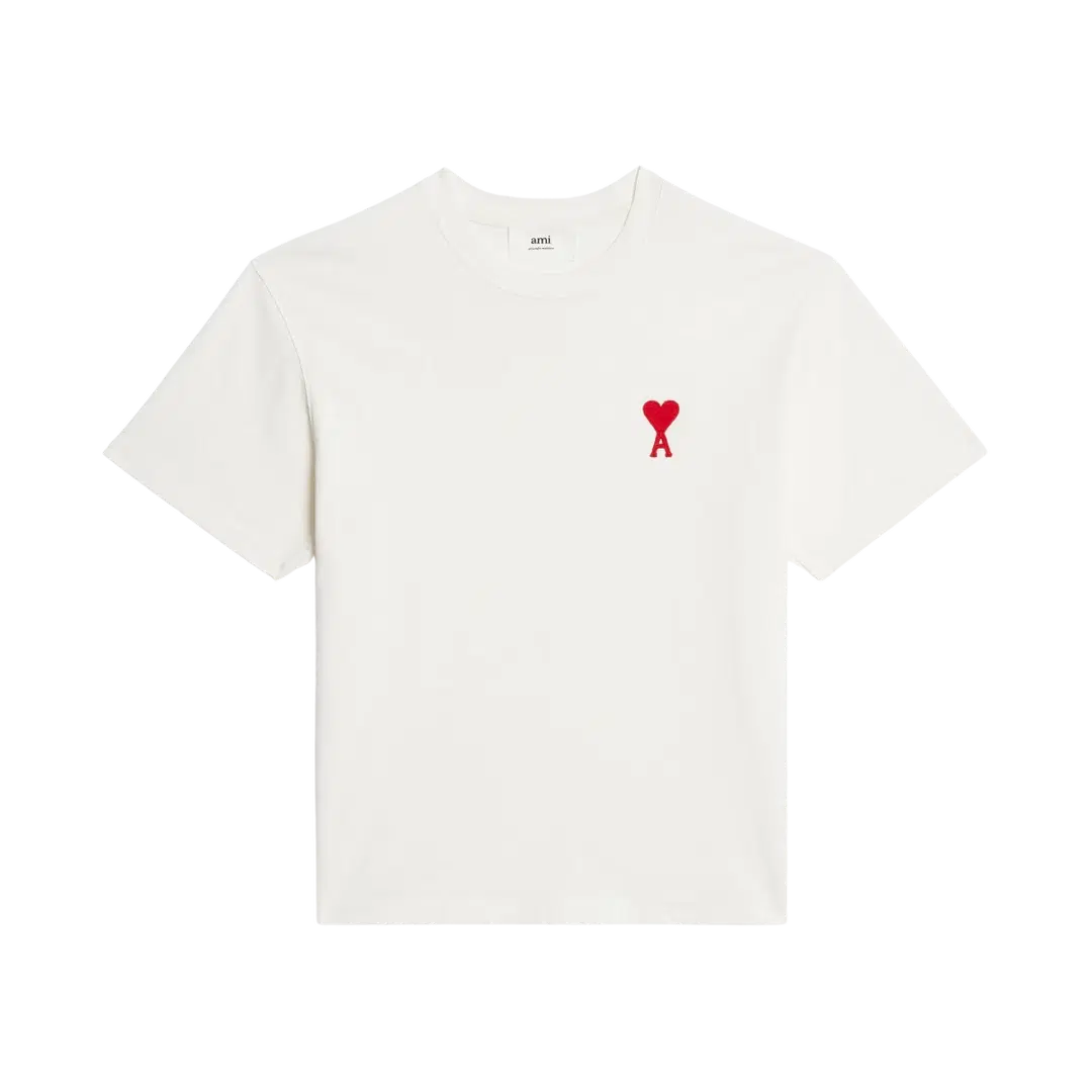 Ami Paris AMI de Coeur T-Shirt Natural White