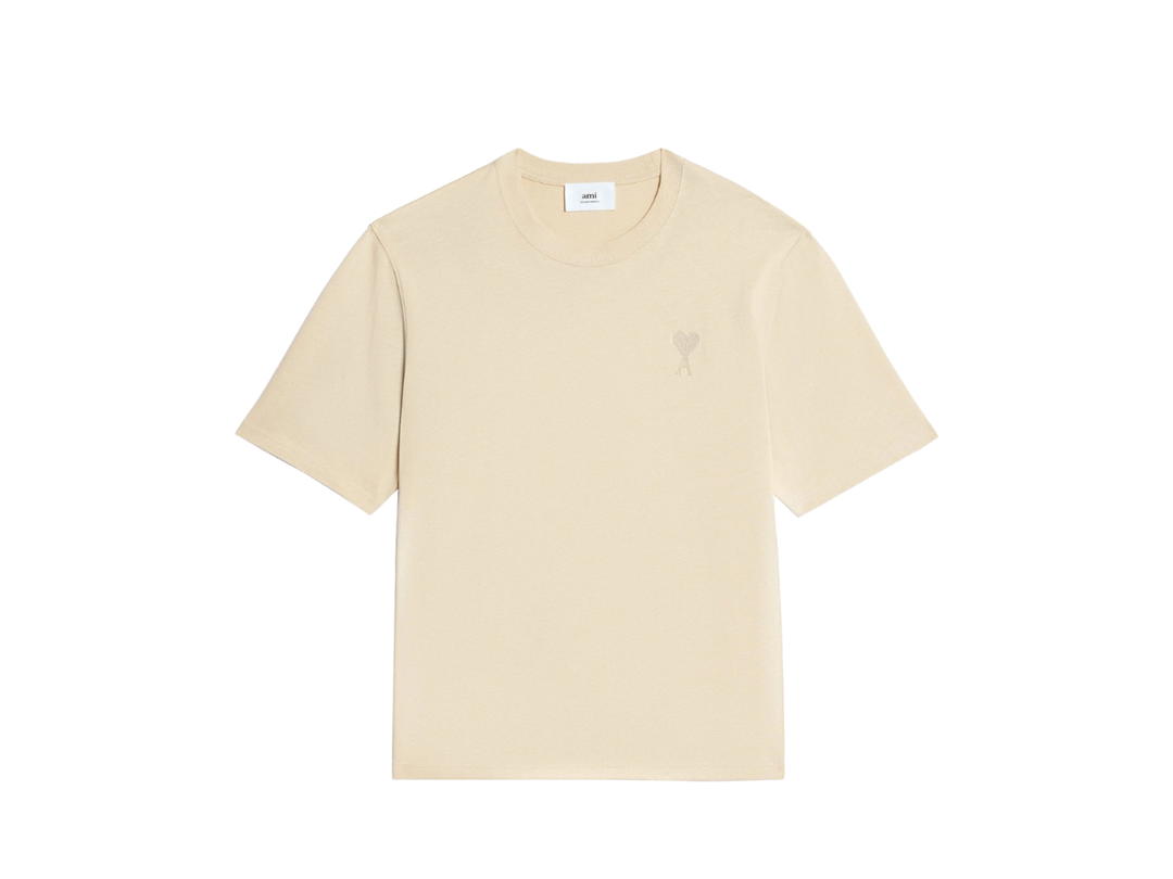 Ami Paris AMI de Coeur T-Shirt Vanilla