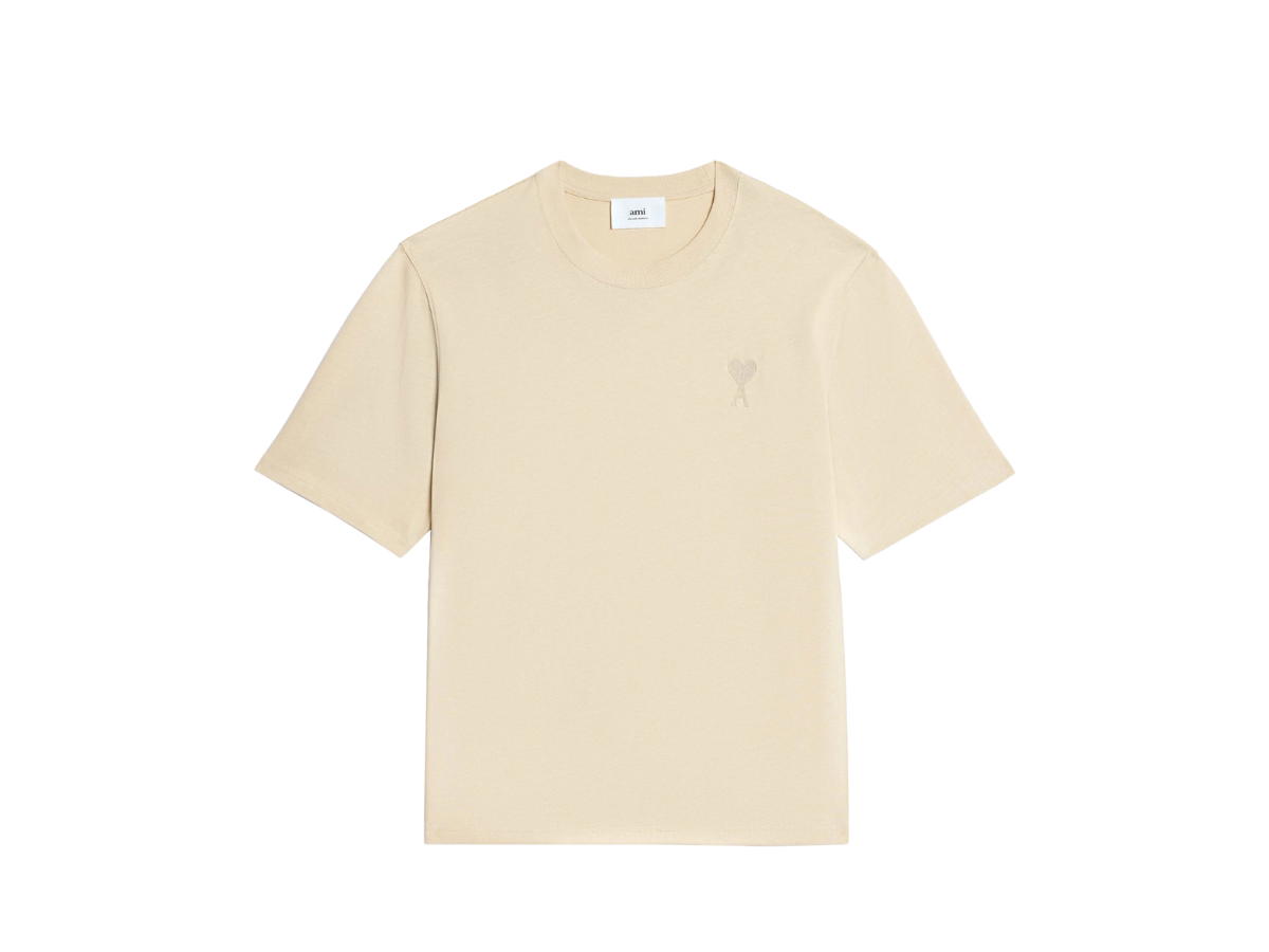 Ami Paris AMI de Coeur T-Shirt Vanilla