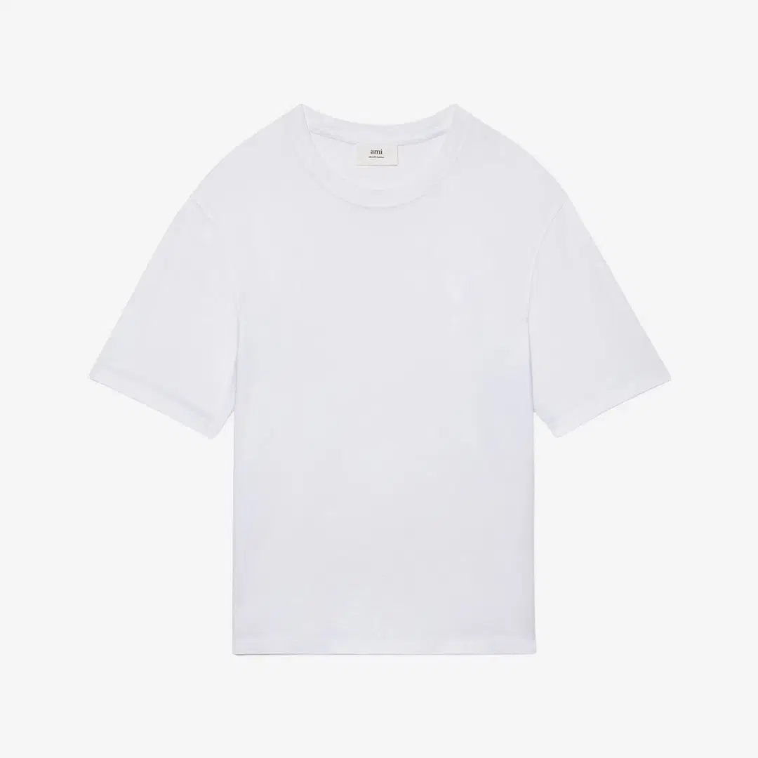 Ami Paris AMI de Coeur Tone-On-Tone T-Shirt White - 22SS