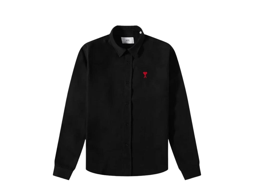 Ami Paris Ami Paris Ami Denim Shirt Black