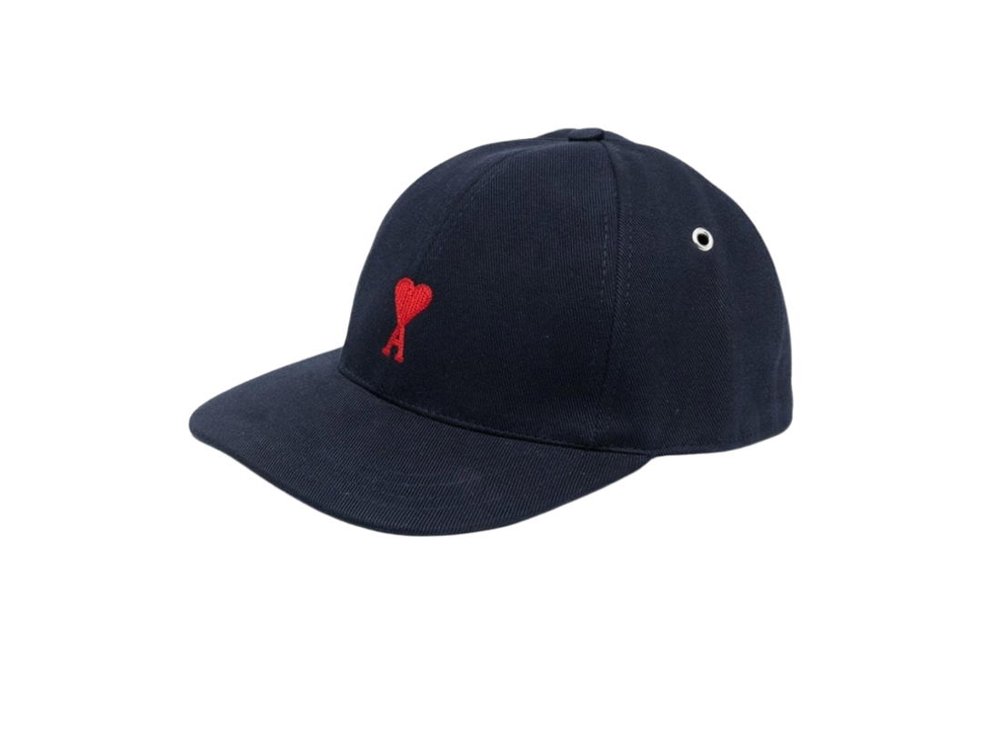 Ami Paris Ami Paris Army Small Heart Logo Baseball Cap Navy Marine