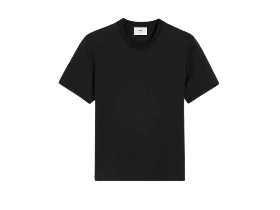Ami Paris Ami Paris Black Cotton Ami de Coeur T-Shirt Black