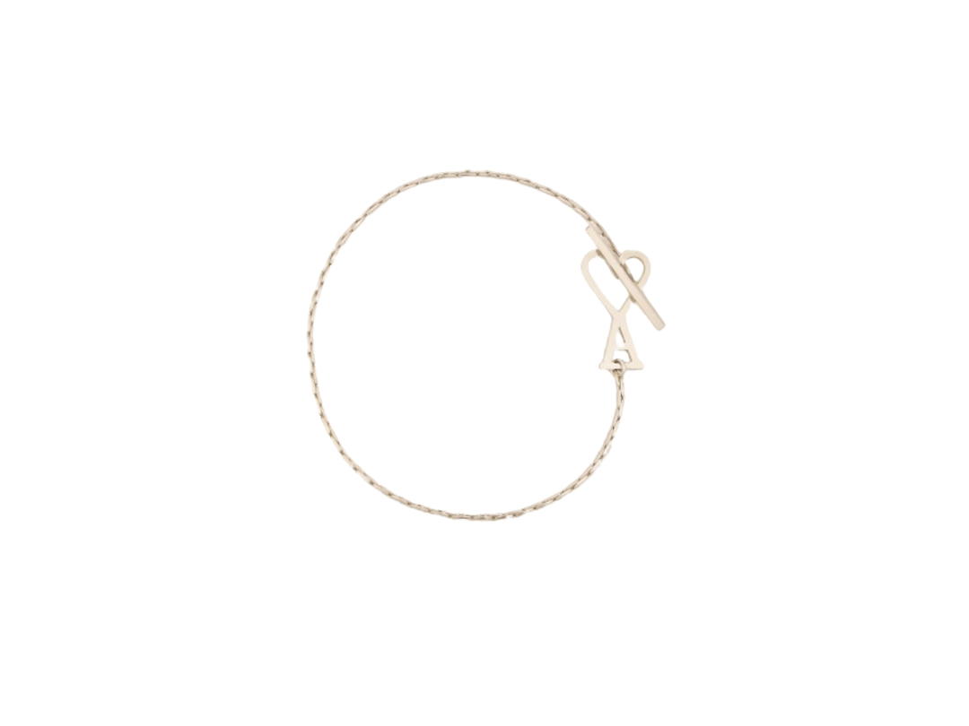 Ami Paris Ami De Coeur Chain Bracelet Silver