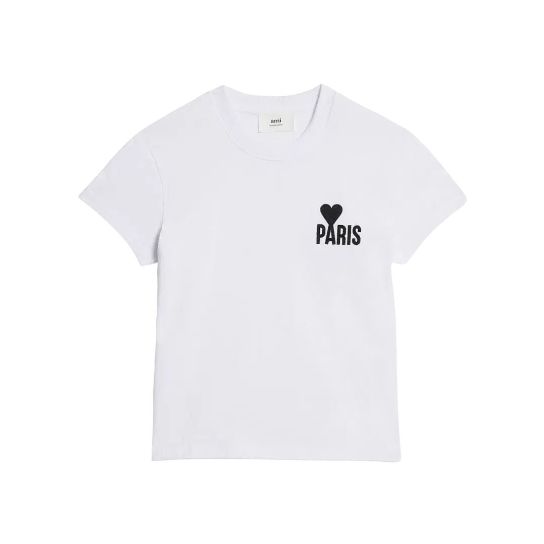 Ami Paris AMI Paris de Coeur T-Shirt White