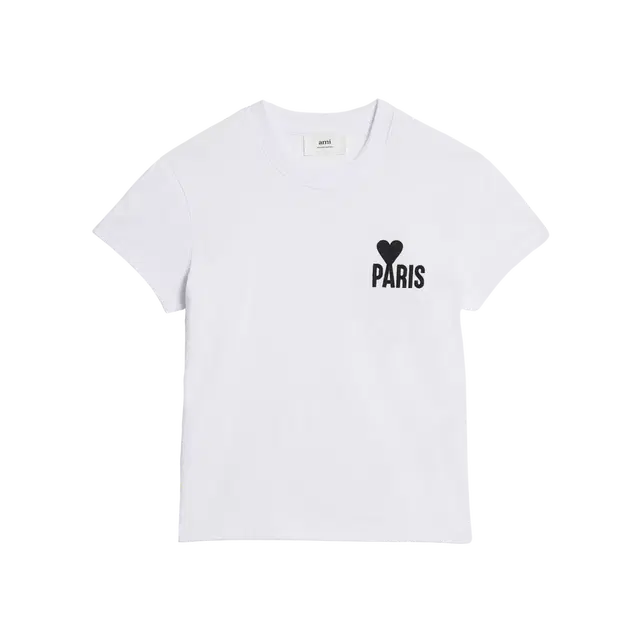 Ami Paris AMI Paris de Coeur T-Shirt White - view 1