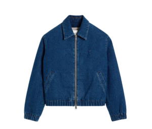 Buy Ami Paris De Coeur Zipped Jacket Blue at Sasom – Authentic and Ready to Ship