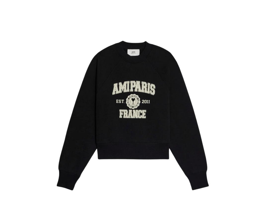 Ami Paris Ami Paris France Sweatshirt Black