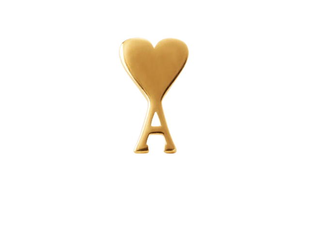 Ami Paris Ami Paris Gold Brass Ami de Coeur Studs Earring - view 1