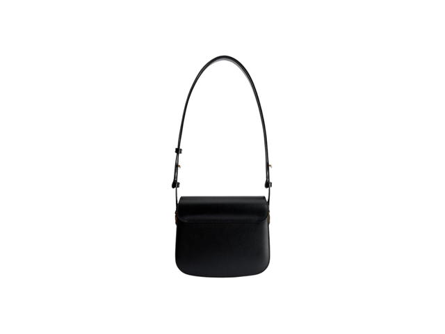 Ami Paris Ami Paris Small Paris Bags In Smooth Leather With Brass Hardware Black - view 2
