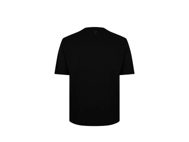 Ami Paris Ami Paris Organic Cotton Logo T-Shirt Black - view 2