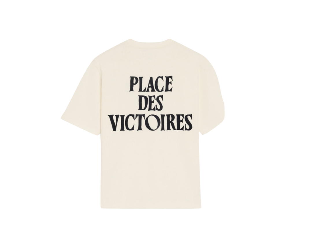 Ami Paris Ami Paris Place Des Victoires Print T-Shirt White