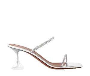 Buy Amina Muaddi Gilda Crystal-Embellished PVC Slide Sandals at Sasom – Authentic and Ready to Ship