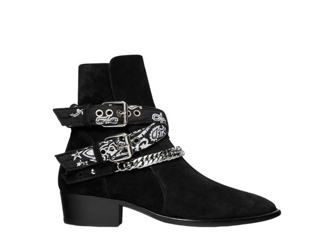 AMIRI AMIRI Bandana Buckle Boot Black - view 1