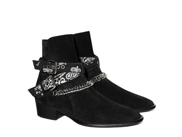 AMIRI AMIRI Bandana Buckle Boot Black - view 2