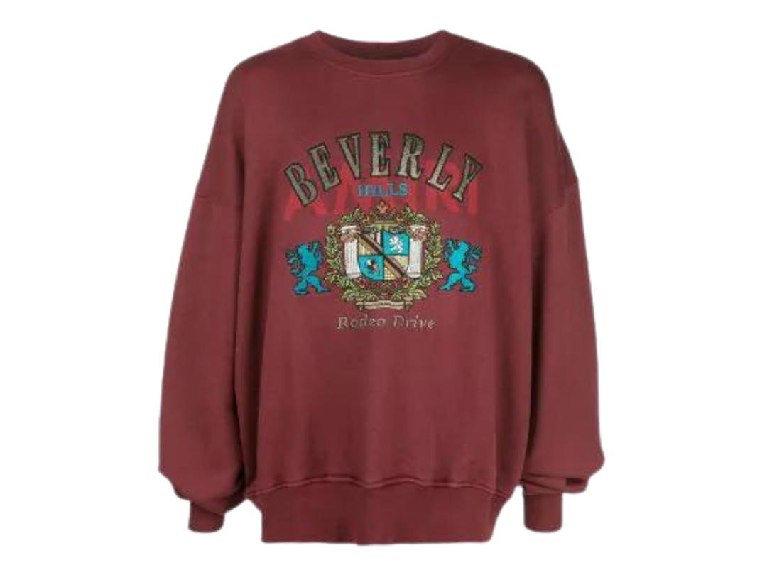 AMIRI AMIRI Beverly Hills Crew Neck Sweatshirt Red
