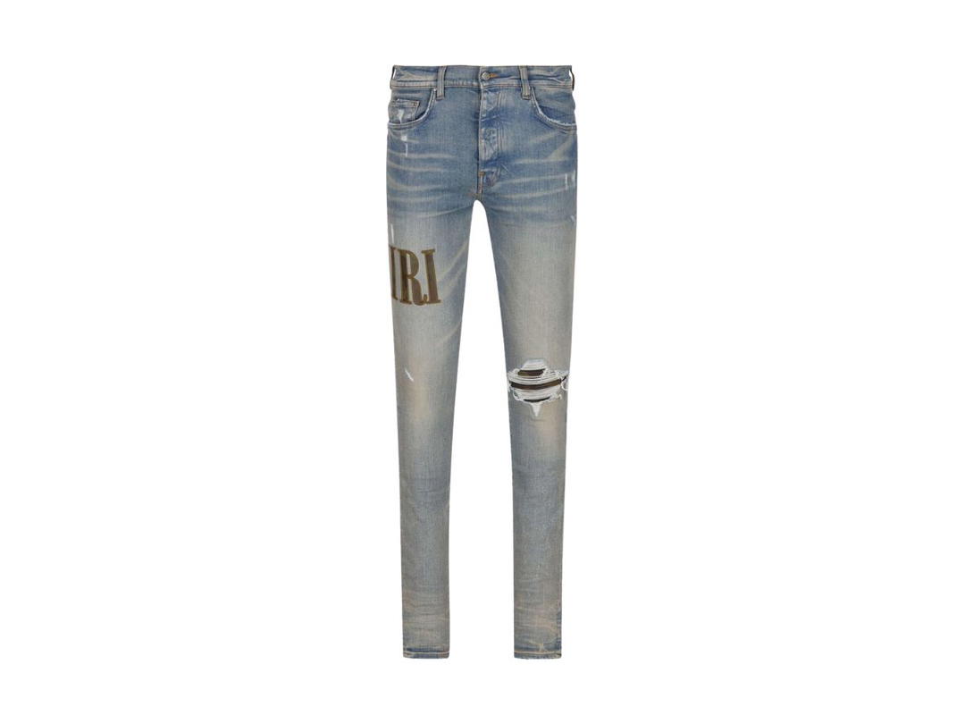AMIRI AMIRI Core Logo Applique Jeans Blue