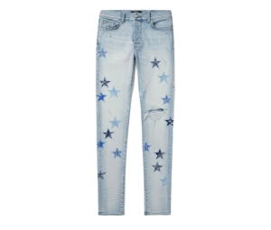 Buy AMIRI MX1 Bandana Star Jeans Light Indigo Blue at Sasom – Authentic and Ready to Ship