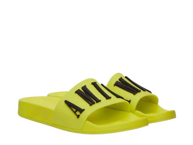 AMIRI AMIRI Rubber Classic Logo Pool Slide Volt - view 3