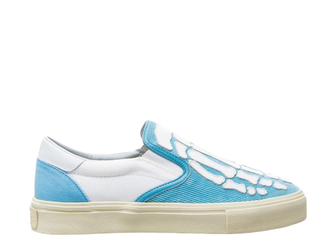 AMIRI AMIRI Skel Toe Slip On Light Blue White