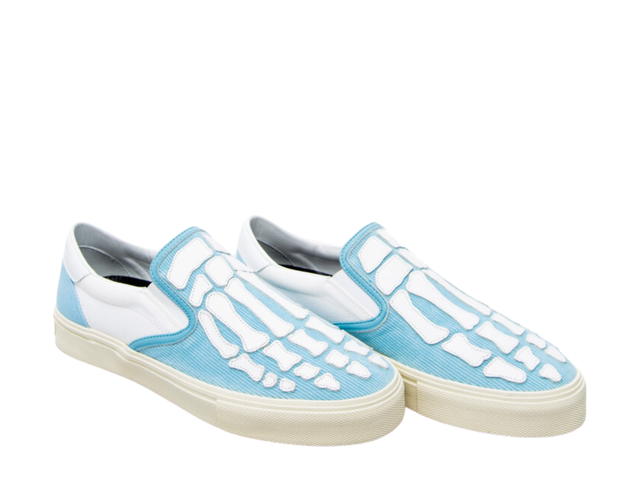 AMIRI AMIRI Skel Toe Slip On Light Blue White - view 2