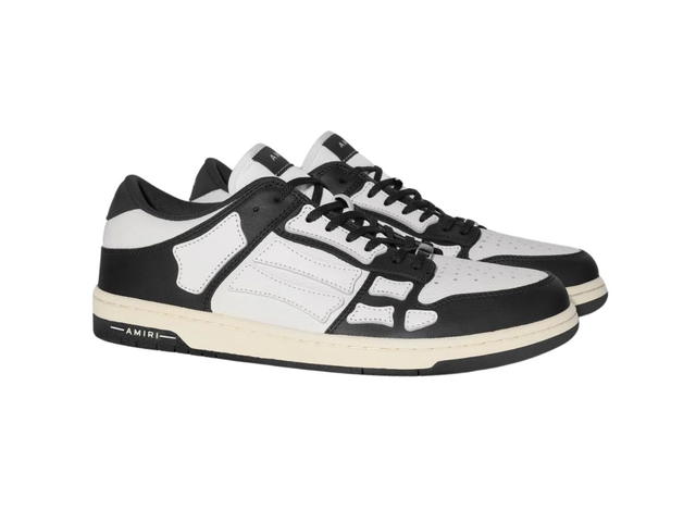 AMIRI AMIRI Skel Top Low Black White - view 2