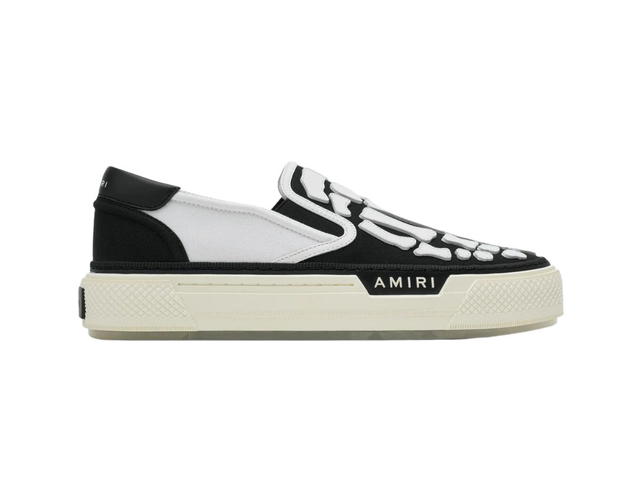 AMIRI AMIRI Skel Top Slip On Black And White - view 1
