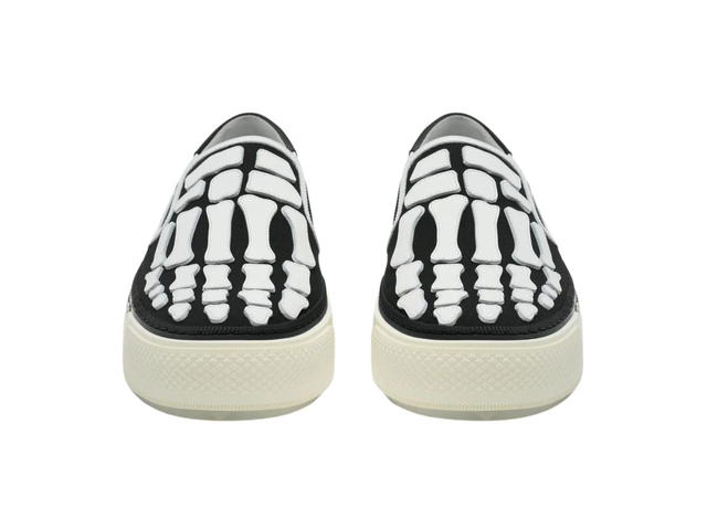 AMIRI AMIRI Skel Top Slip On Black And White - view 3