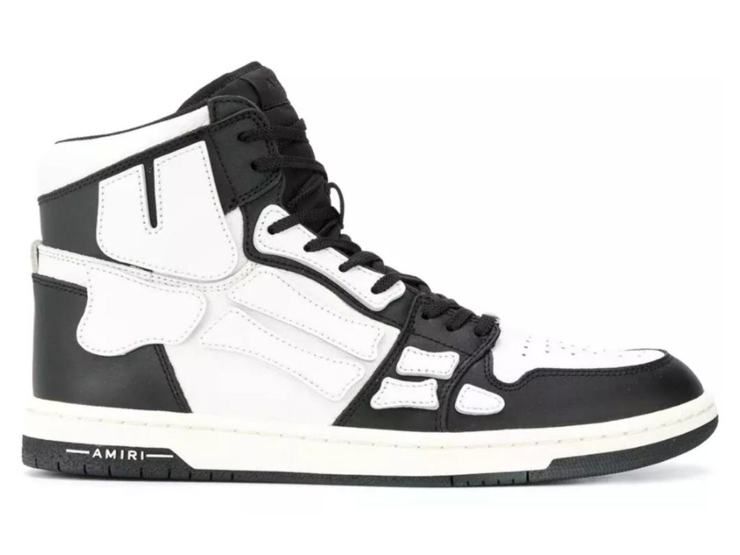 AMIRI AMIRI SKEL TOP SNEAKERS - BLACK