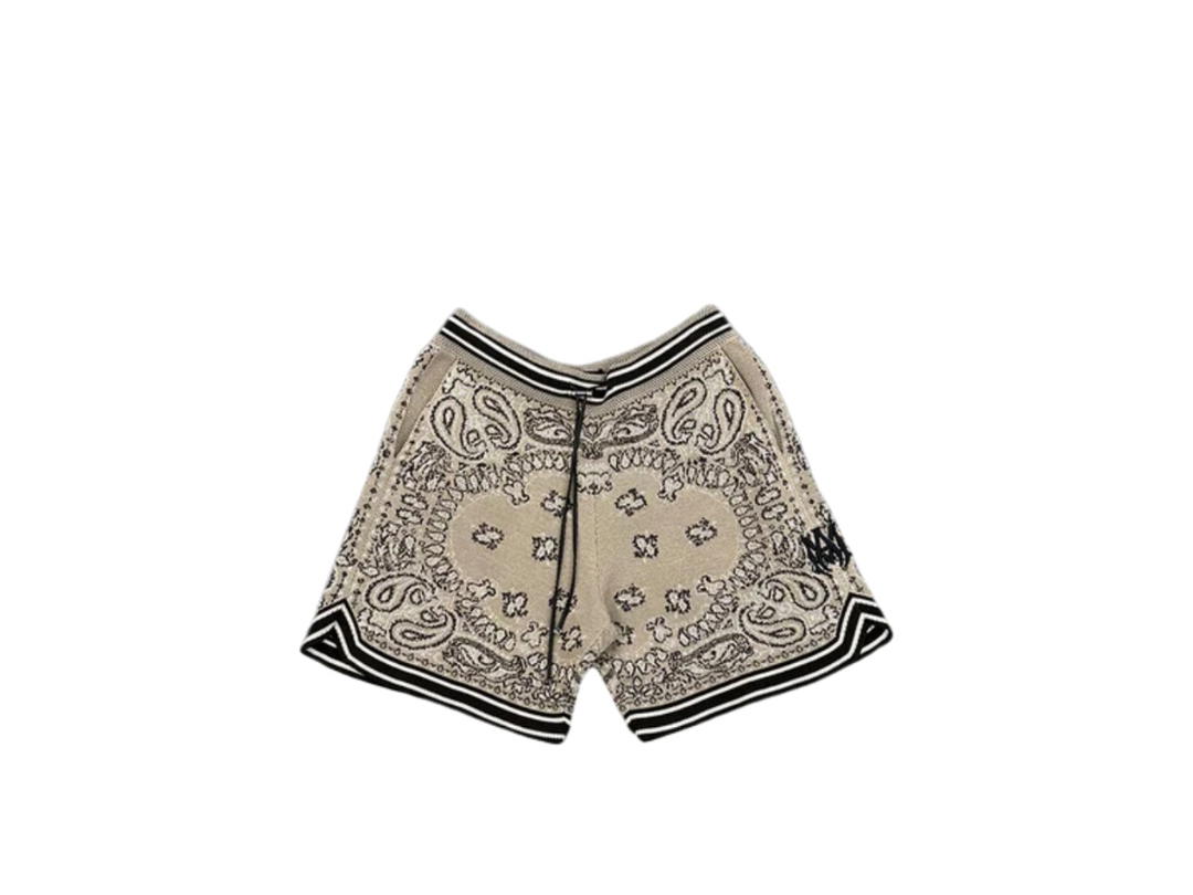 AMIRI AMIRI Bandana Shorts Tan