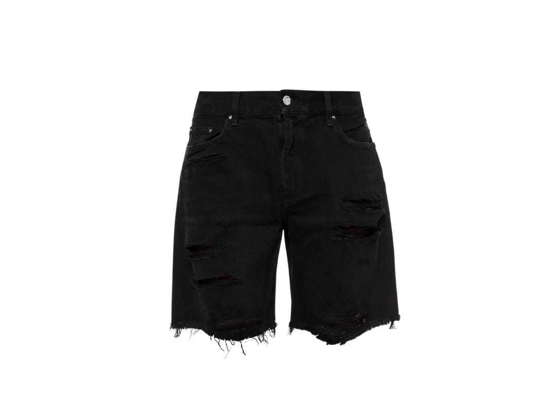 AMIRI AMIRI Thrasher Denim Shorts Black