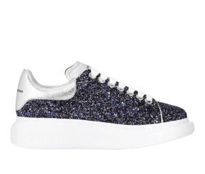 Buy Alexander McQueen Glitter Sneakers Navy at Sasom – Authentic and Ready to Ship