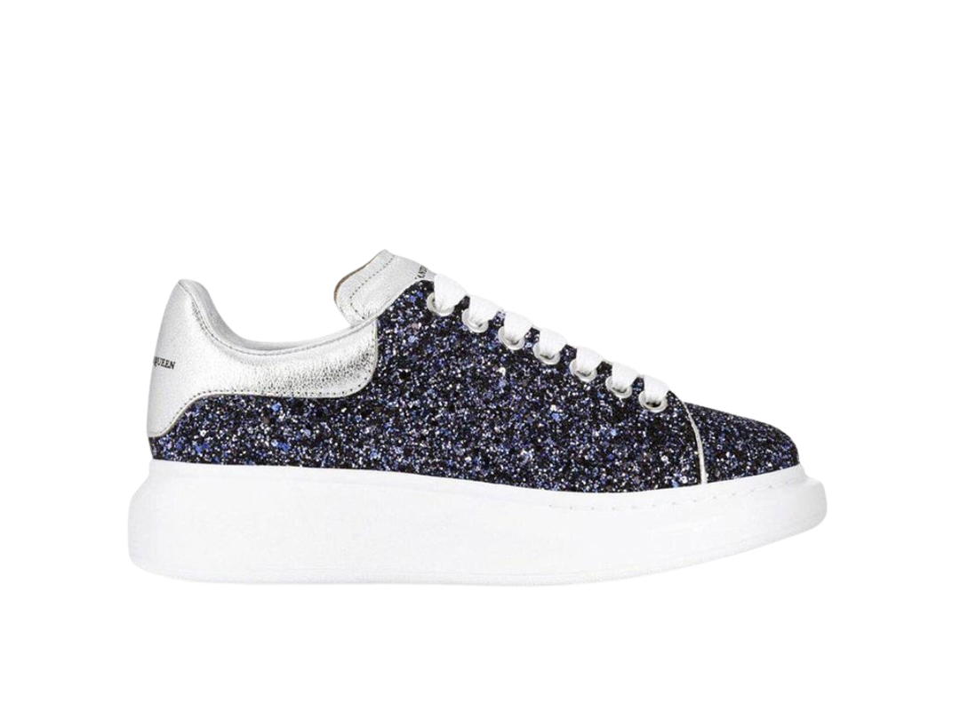Alexander McQueen Alexander McQueen Glitter Sneakers Navy