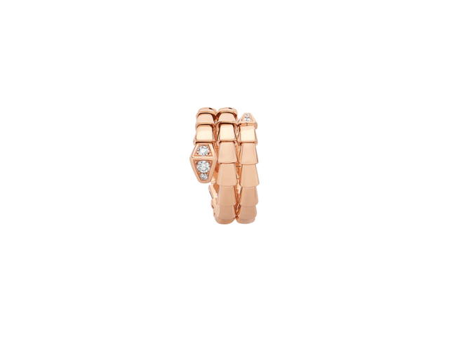 Bvlgari Bvlgari Serpenti Viper Ring Rose Gold - view 2