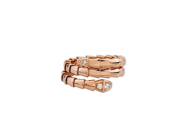 Bvlgari Bvlgari Serpenti Viper Ring Rose Gold - view 3