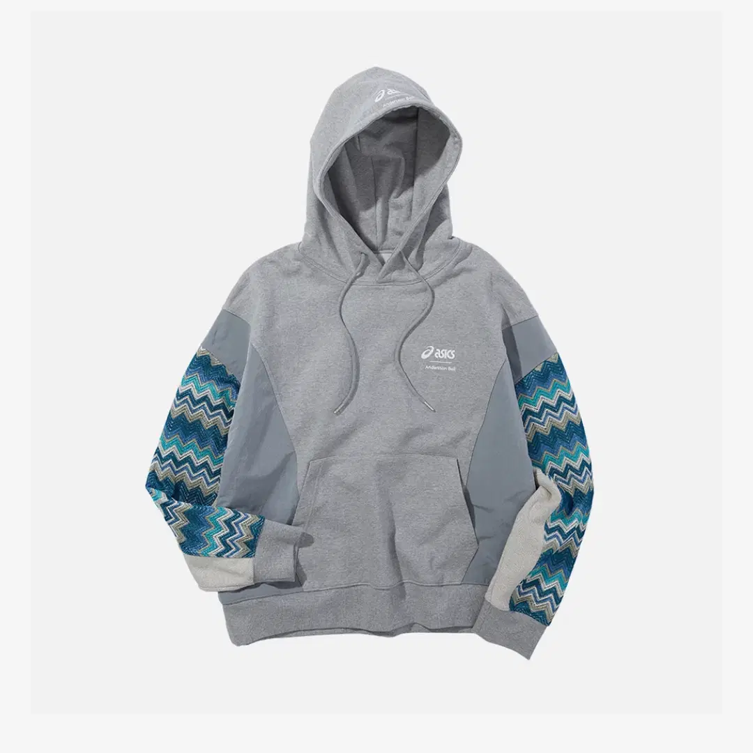 Andersson Bell Andersson Bell x Asics Contrast Hoodie Grey