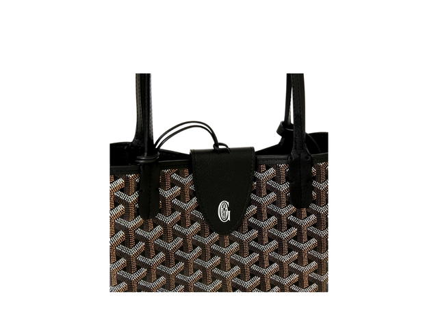 Goyard Goyard Anjou Mini Bag Leather Croc Universel Black - view 4